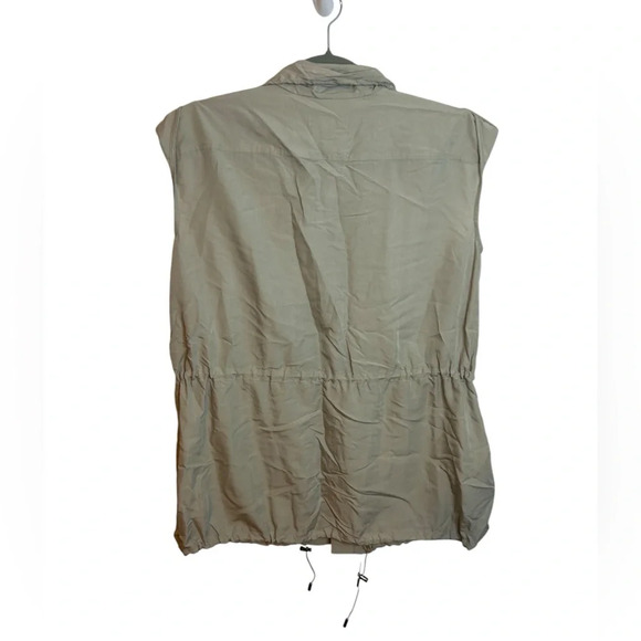 New York & Company Beige Lightweight Safari Vest - Picture 2 of 4